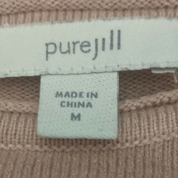 Pure Jill Cotton Viscose Blend Tye Dye Design Lightweight Sweater, Medium, Boho - Picture 9 of 10